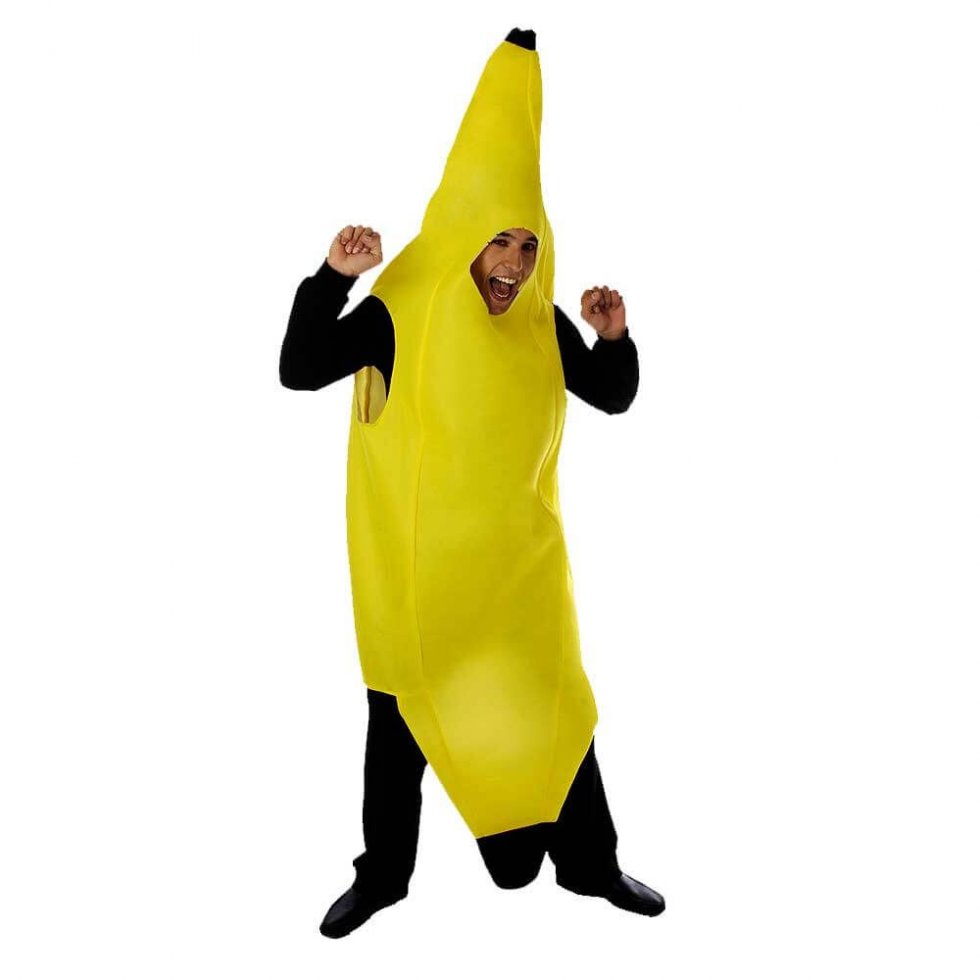 kostum topeng karnival pisang