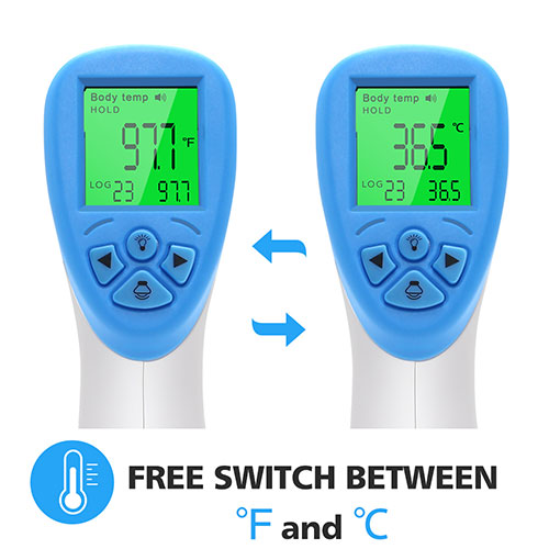 termometer tanpa sentuh untuk mengukur suhu di dahi