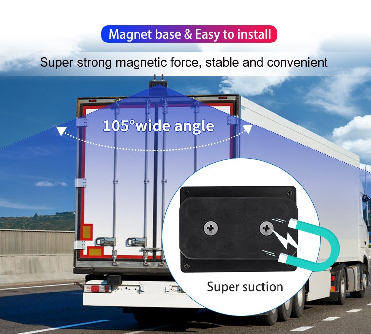 kamera wifi dengan magnet untuk trak van kereta