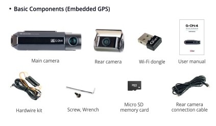 kandungan pakej kamera g-on 4 gnet