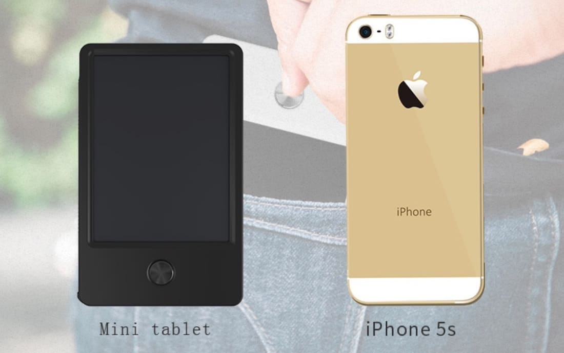Dimensi mini seperti telefon bimbit anda - Meja LCD Poket