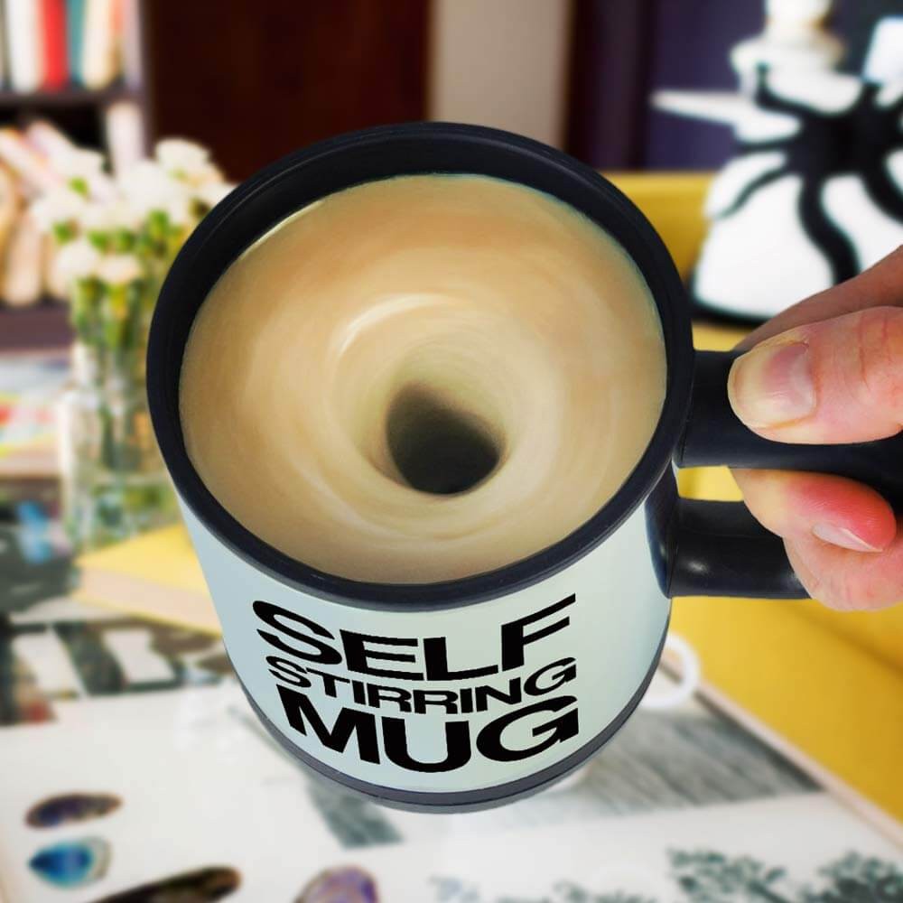 mug magnet automatik pencampuran sendiri untuk kopi