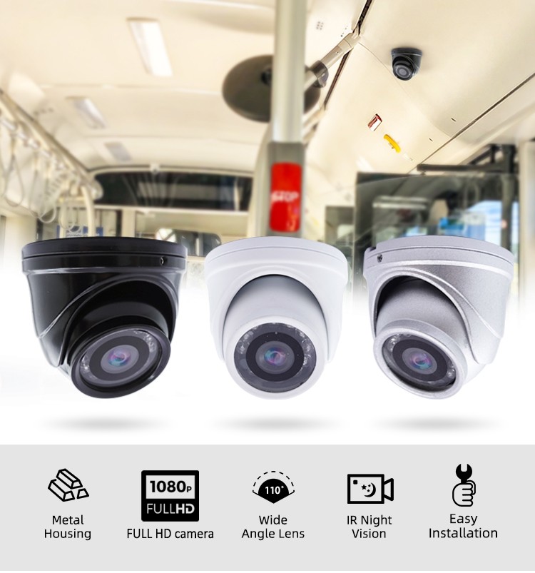 Kamera kereta HD PENUH AHD kanta 3.6mm + 12 LED IR dan penapis