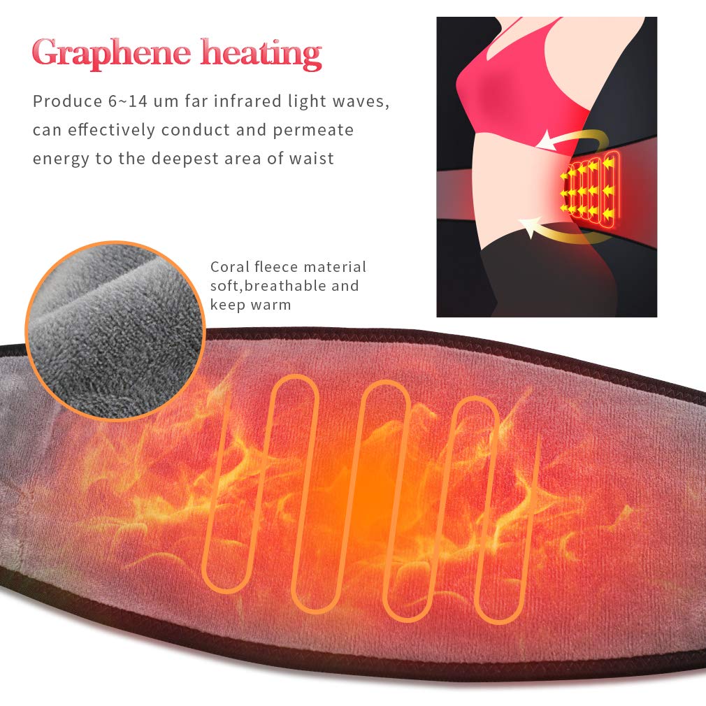 tali pinggang pemanasan graphene untuk belakang dan perut