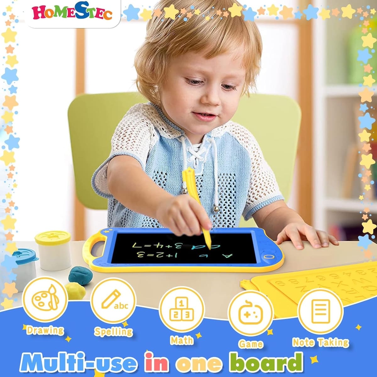 Tablet ajaib untuk melukis dengan paparan LCD untuk kanak-kanak kanak-kanak