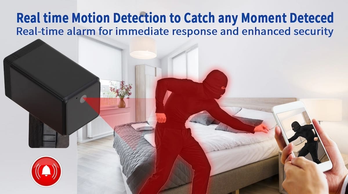 kamera keselamatan pengintip pengesanan gerakan untuk apartmen rumah