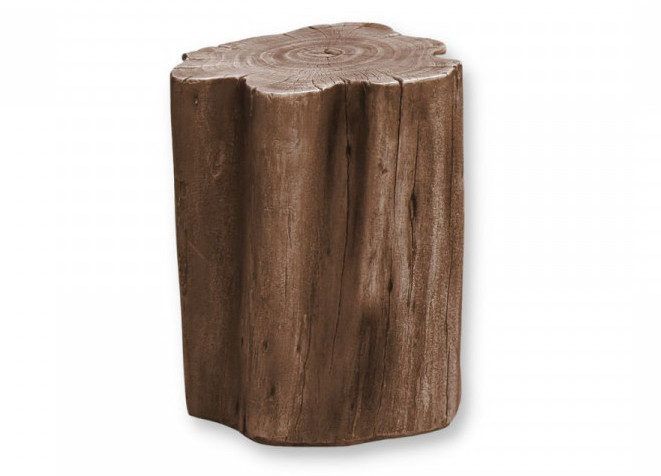 Tunggul pokok konkrit kayu tiruan warna coklat