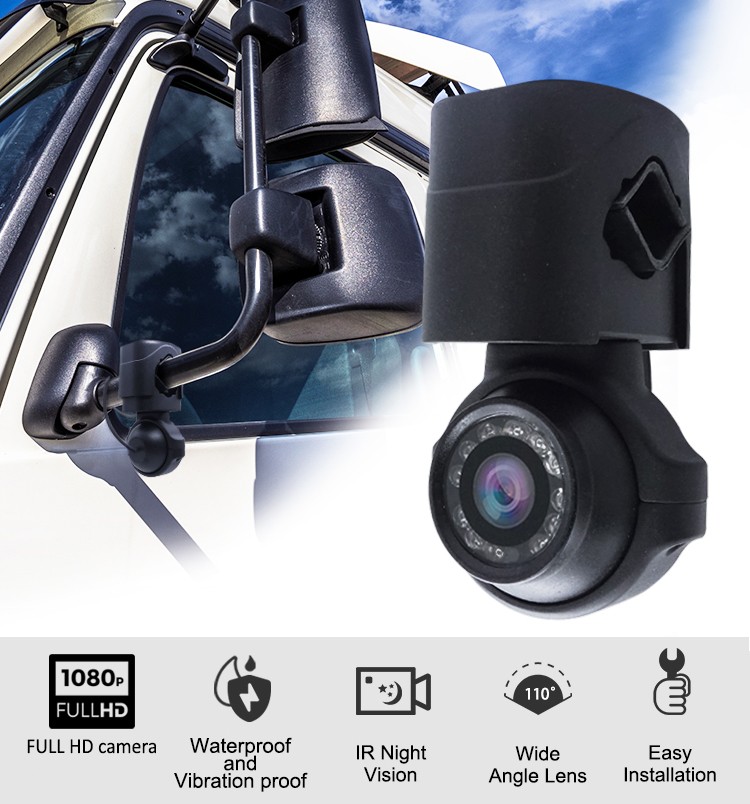 kamera dalaman dan luaran dengan penglihatan malam LED IR 12 + IP69K + kanta f3,6mm