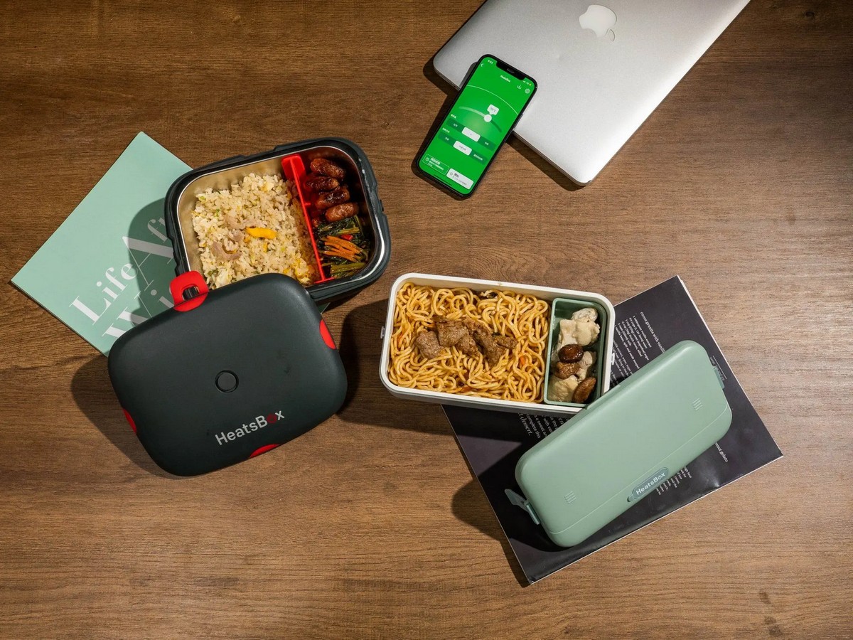 Kotak makan tengah hari pemanasan mudah alih HeatsBox STYLE+