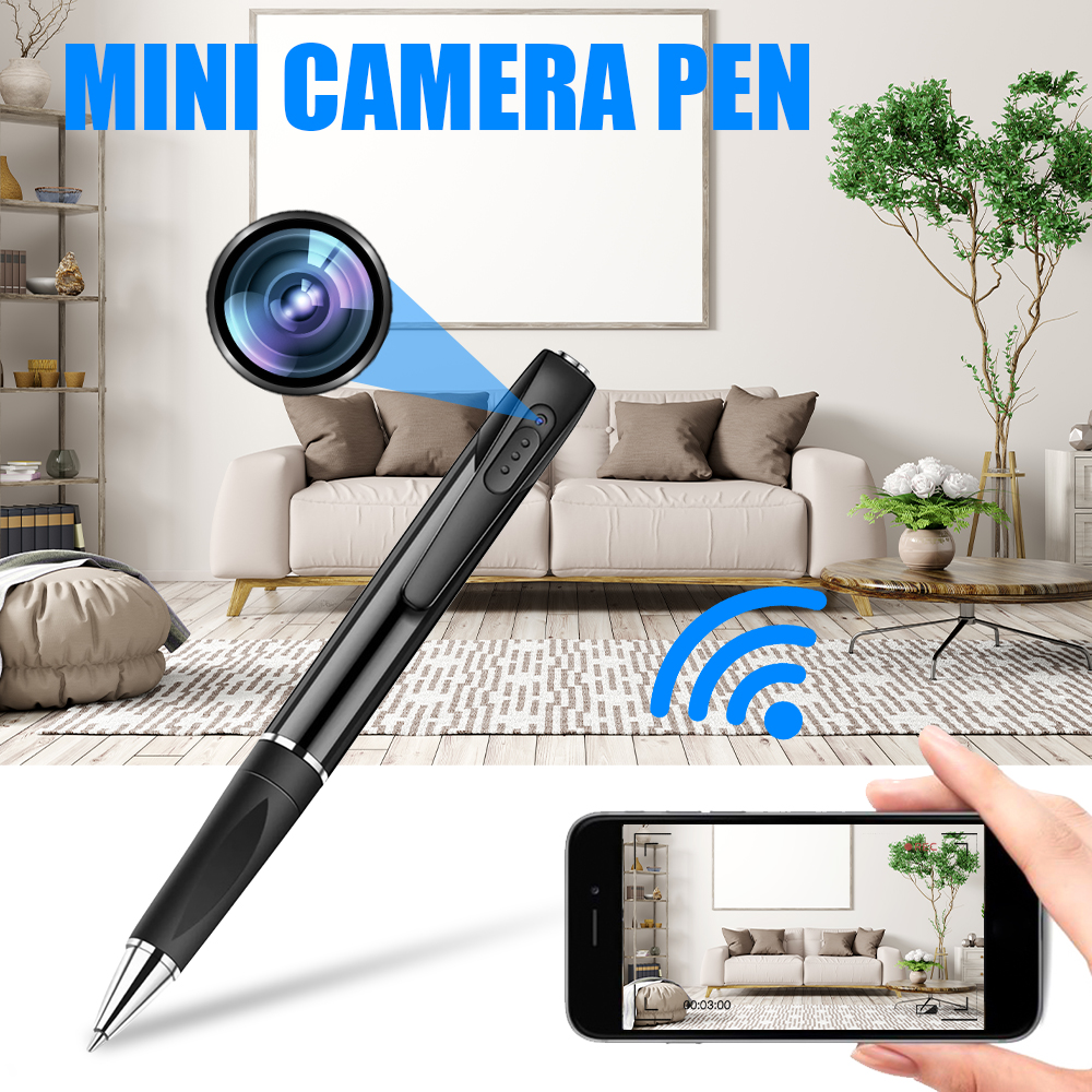 Kamera pena intip dengan sokongan WiFi + HD PENUH (apl iOS/Android)