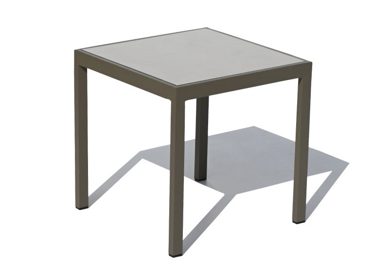 Meja teres aluminium kecil yang berguna Reka bentuk minimalis Luxurio Damian