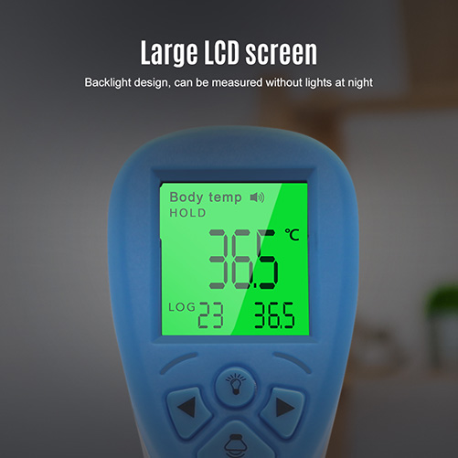 termometer tanpa sentuh dengan paparan LCD