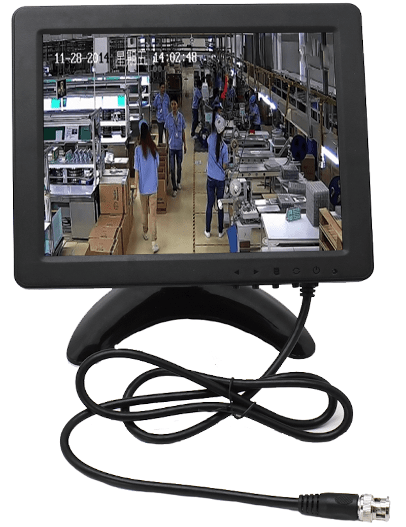 Monitor kecil untuk menonton kamera / kamera dengan input BNC luaran