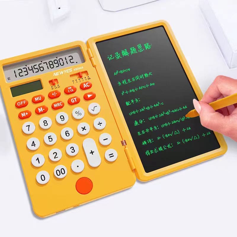 kalkulator solar dan tablet LCD boleh dipadam