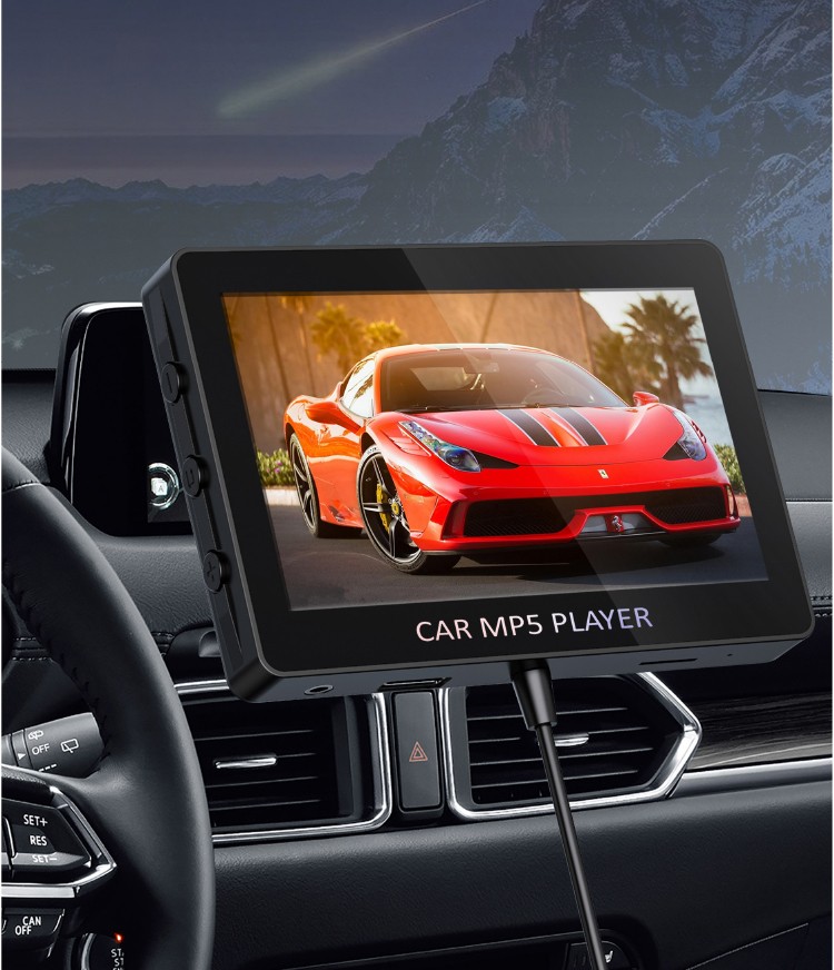mp5 pemain kereta paparan video pemain monitor untuk kereta