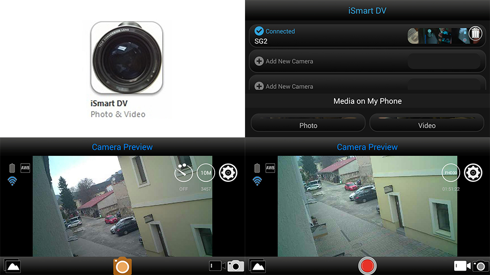 Aplikasi untuk cermin mata wifi dengan kamera