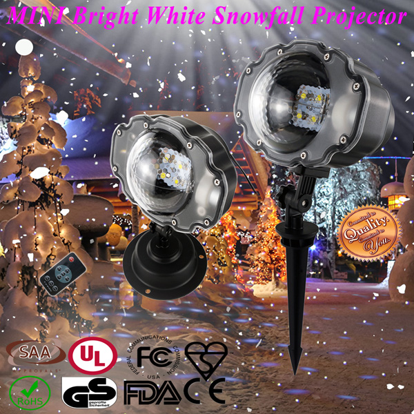 Projektor LED kepingan salji Unjuran luaran dan dalaman