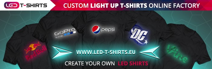 kilang t-shirt custom led