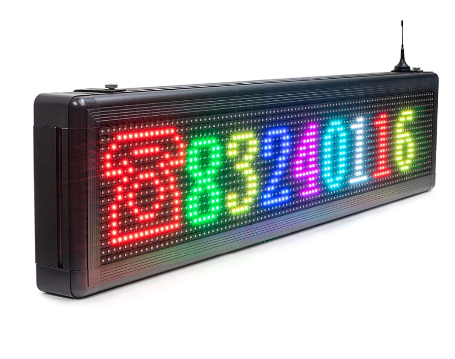 Panel maklumat RGB LED WiFi di luar
