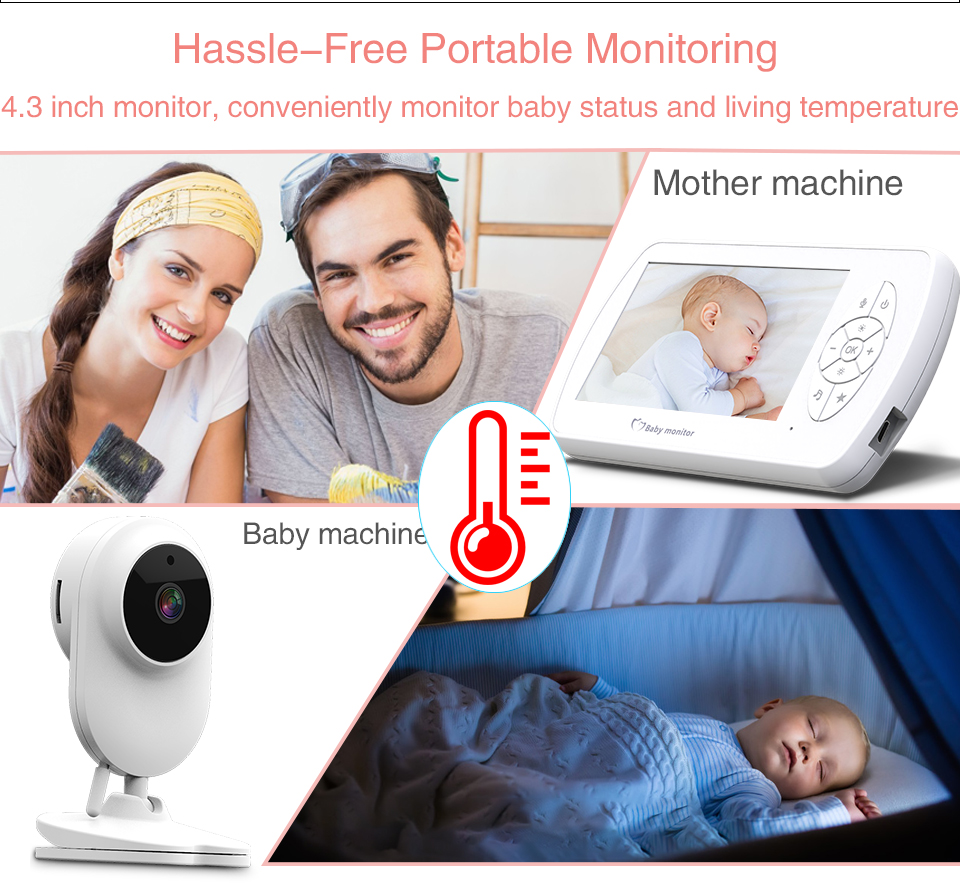 monitor bayi - dikendalikan oleh bateri
