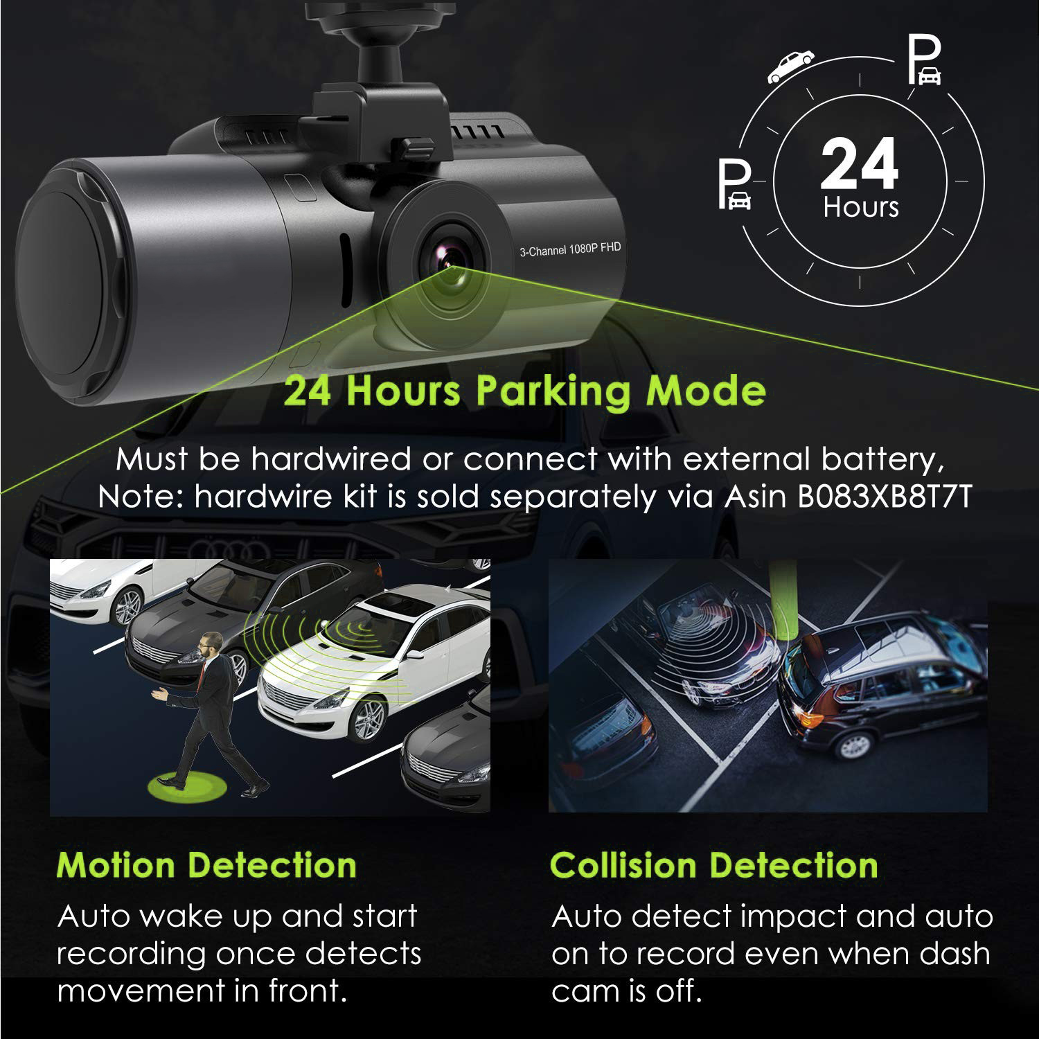 Kamera kereta Profio S12 mod letak kereta