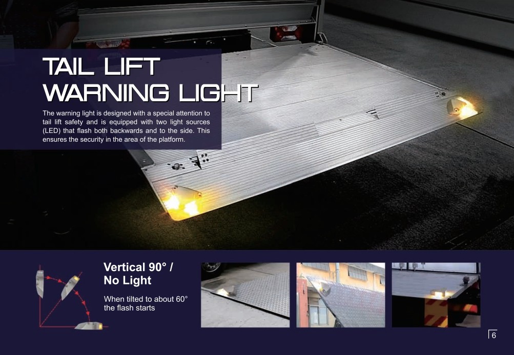 Isyarat LED Lampu angkat ekor LED untuk platform kereta - van, trak