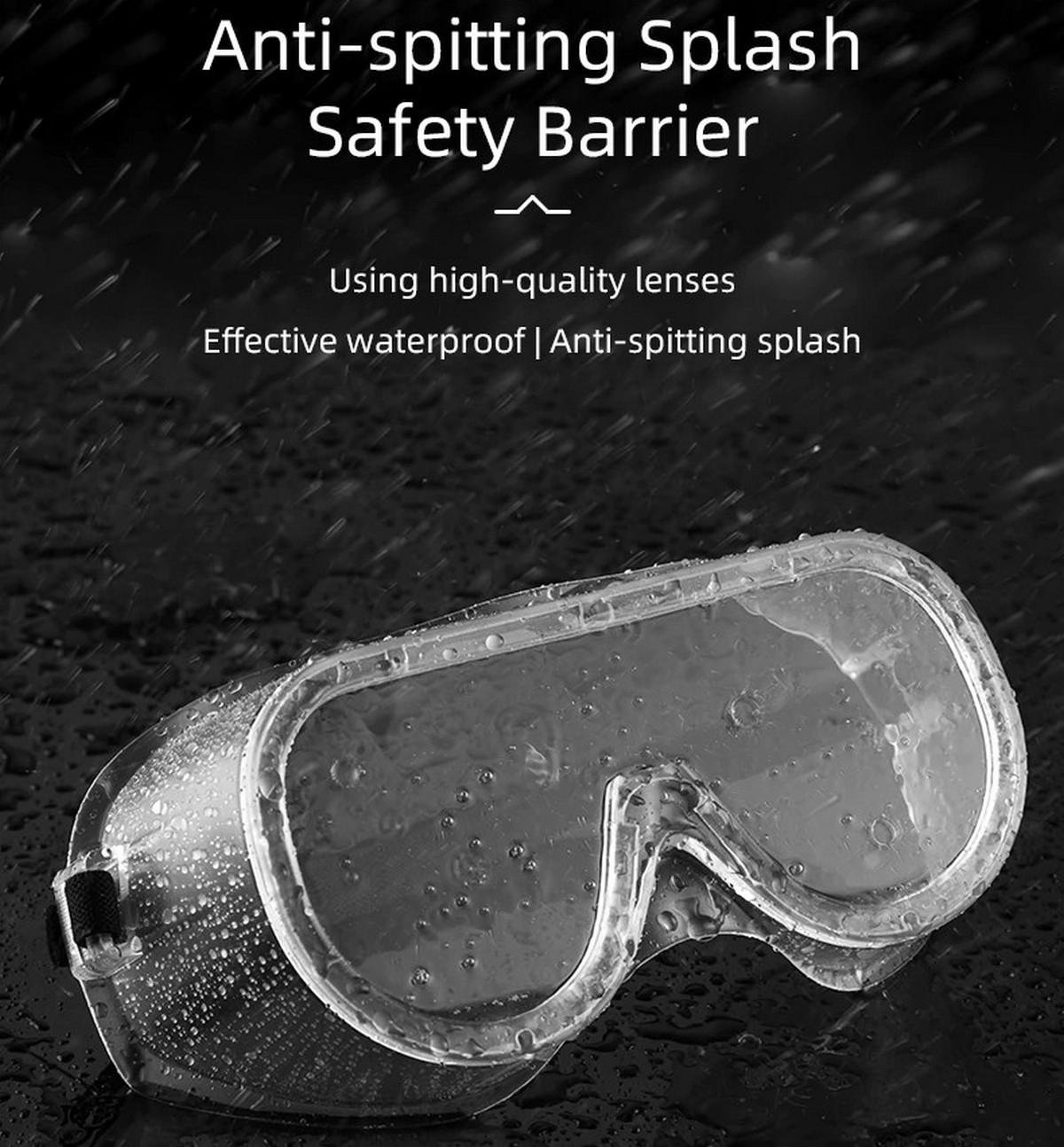 kacamata pelindung yang tahan terhadap titisan debu dan hentaman